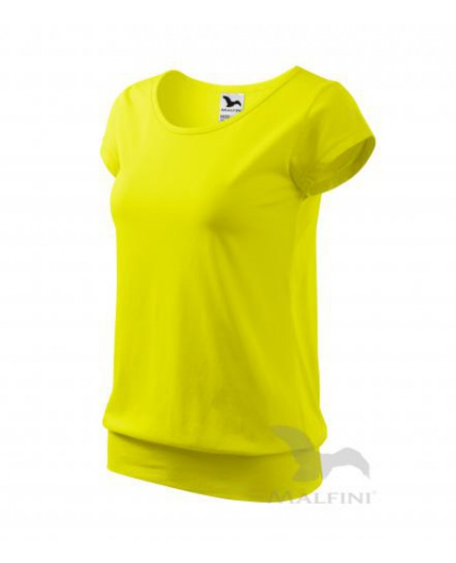 MALFINI CITY dámské Tričko světle žlutá  XL