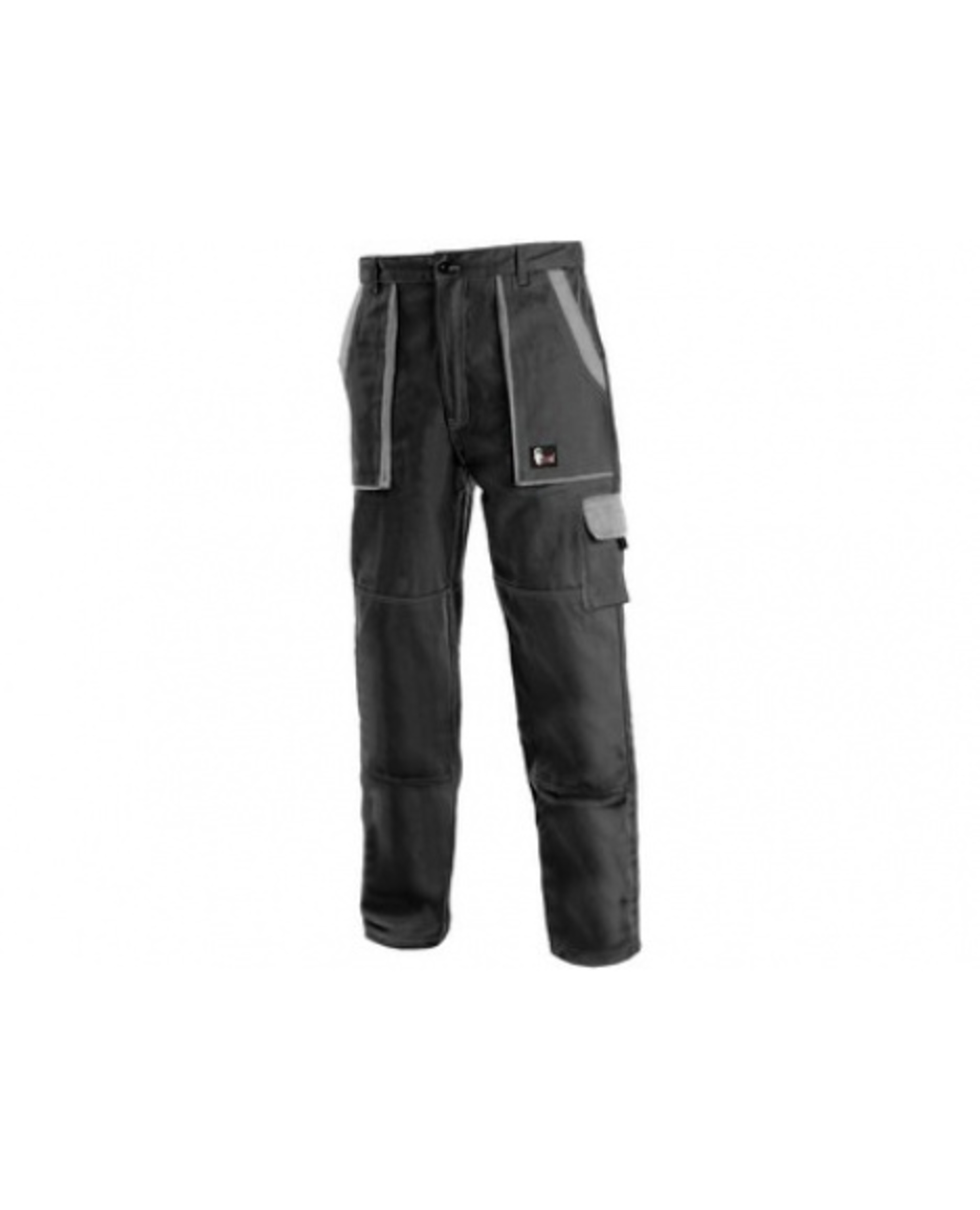 CXS LUXY JOSEF pánské Kalhoty pracovní do pasu černá/šedá 52