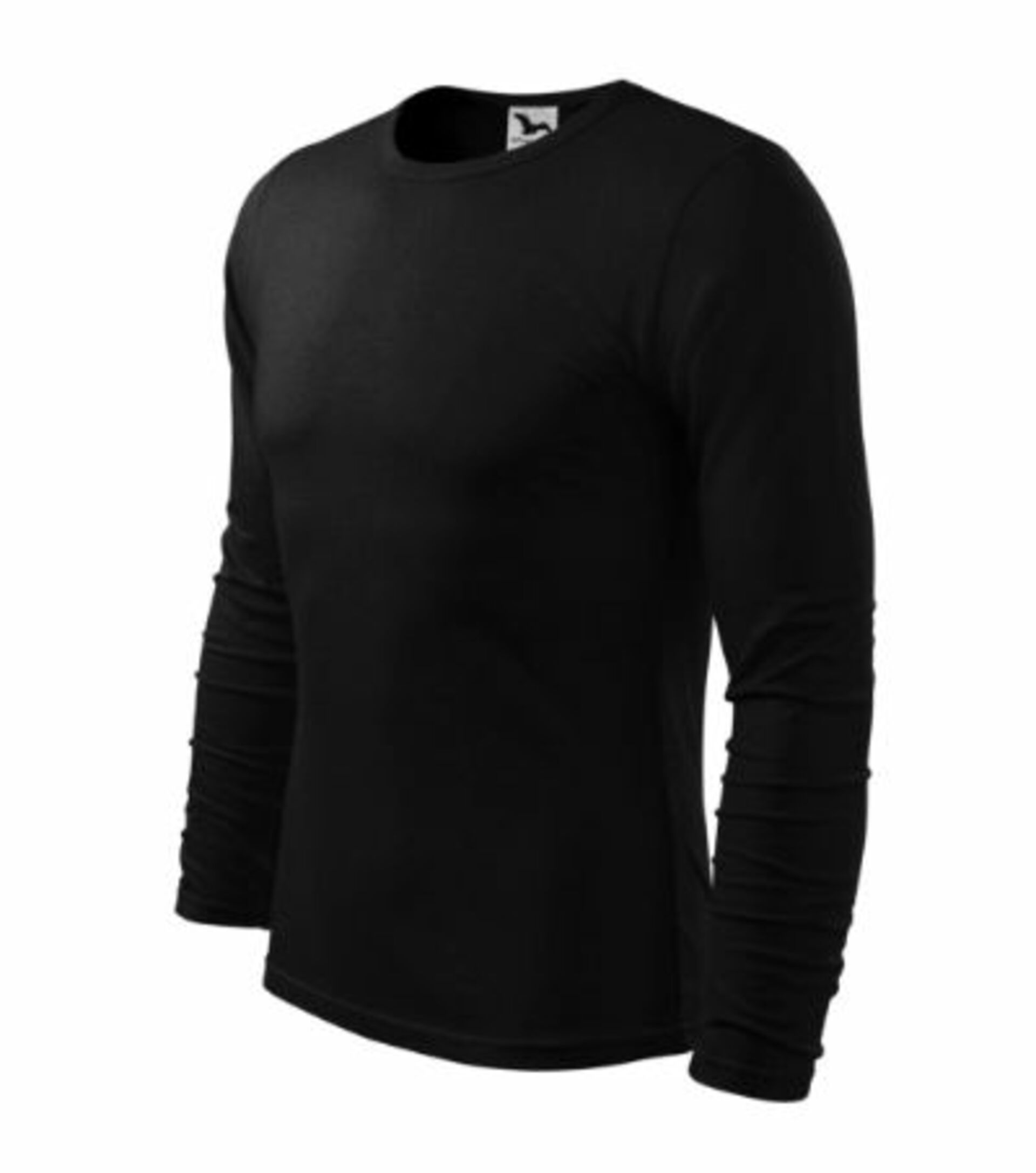 MALFINI FIT-T LONG SLEEVE pánské dlouhý rukáv Tričko černá XL