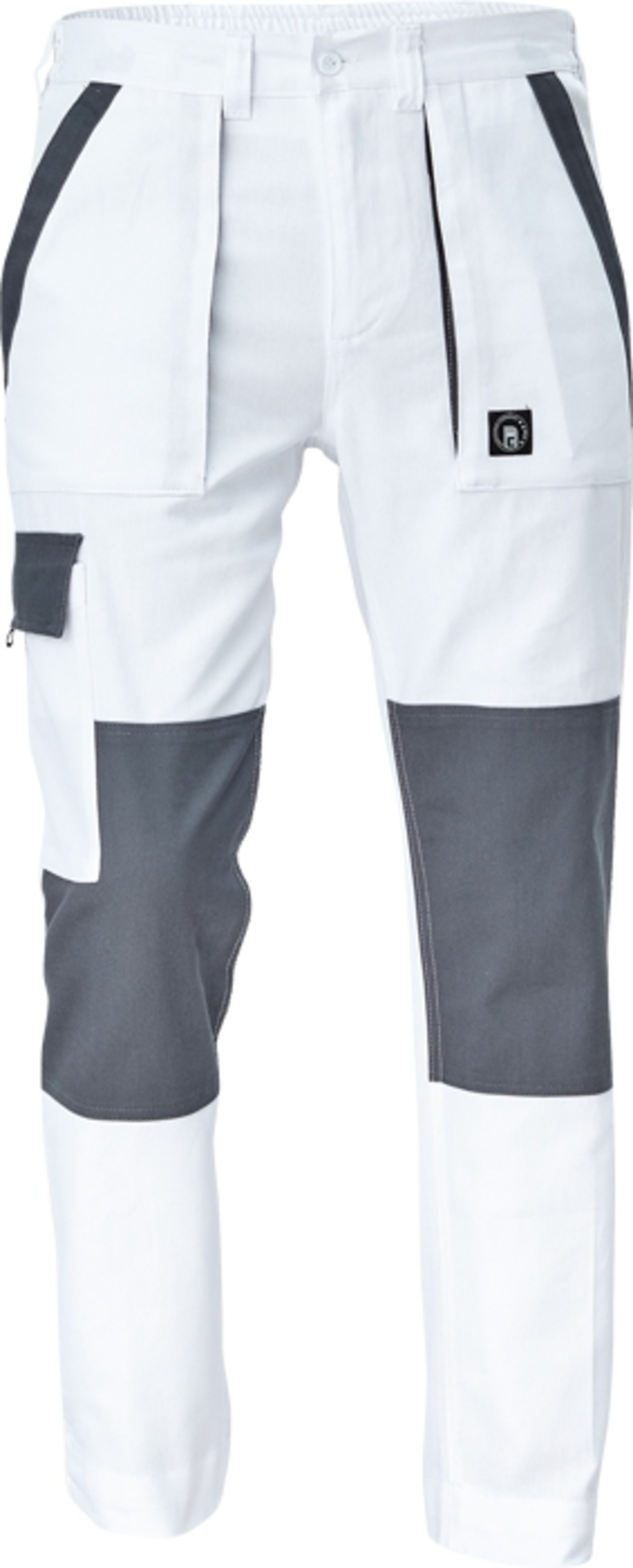 Cerva MAX NEO Kalhoty pracovní do pasu bílá/šedá 64