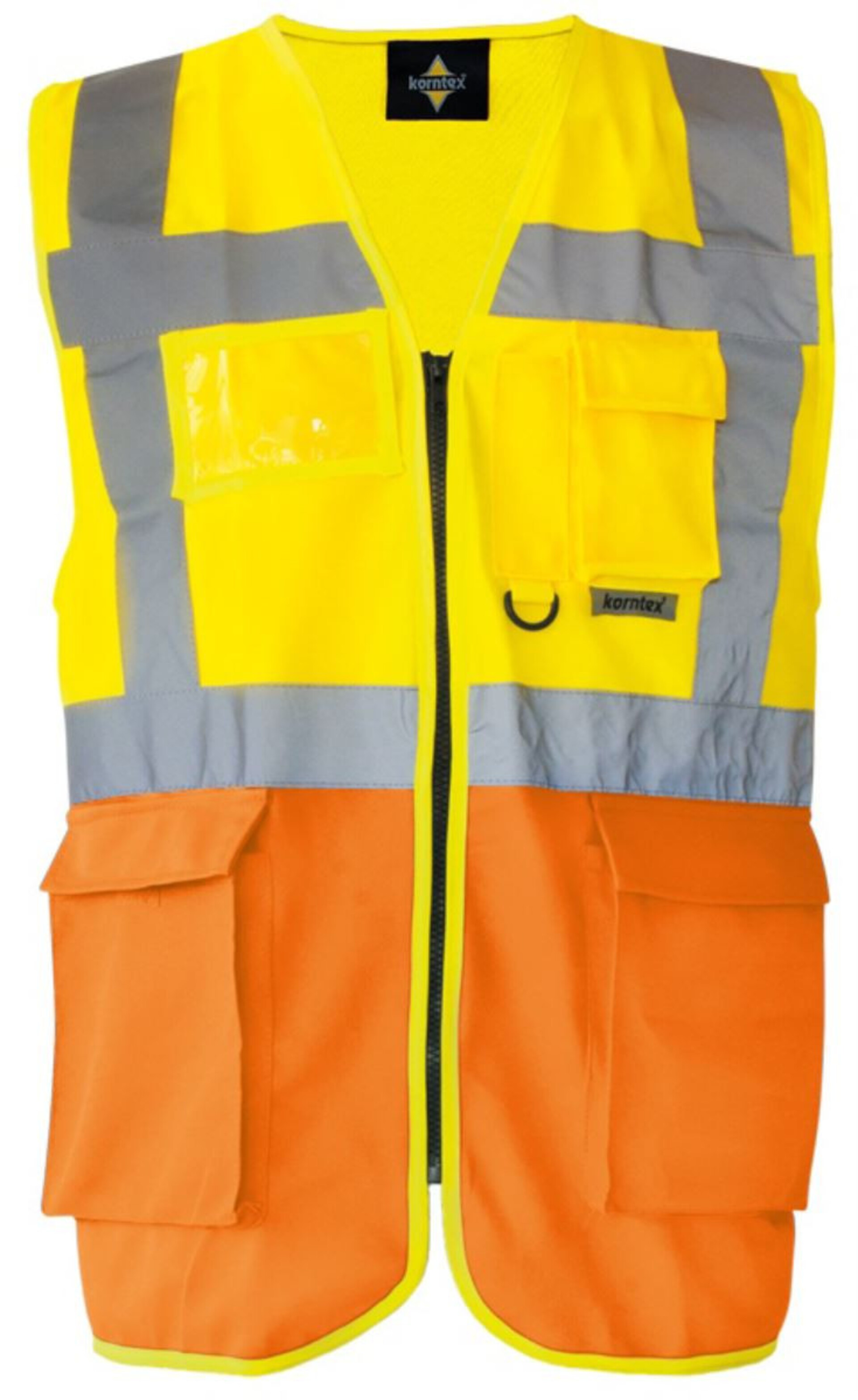 Korntex Bezpečnostní reflexní vesta Berlin žlutá - oranžová