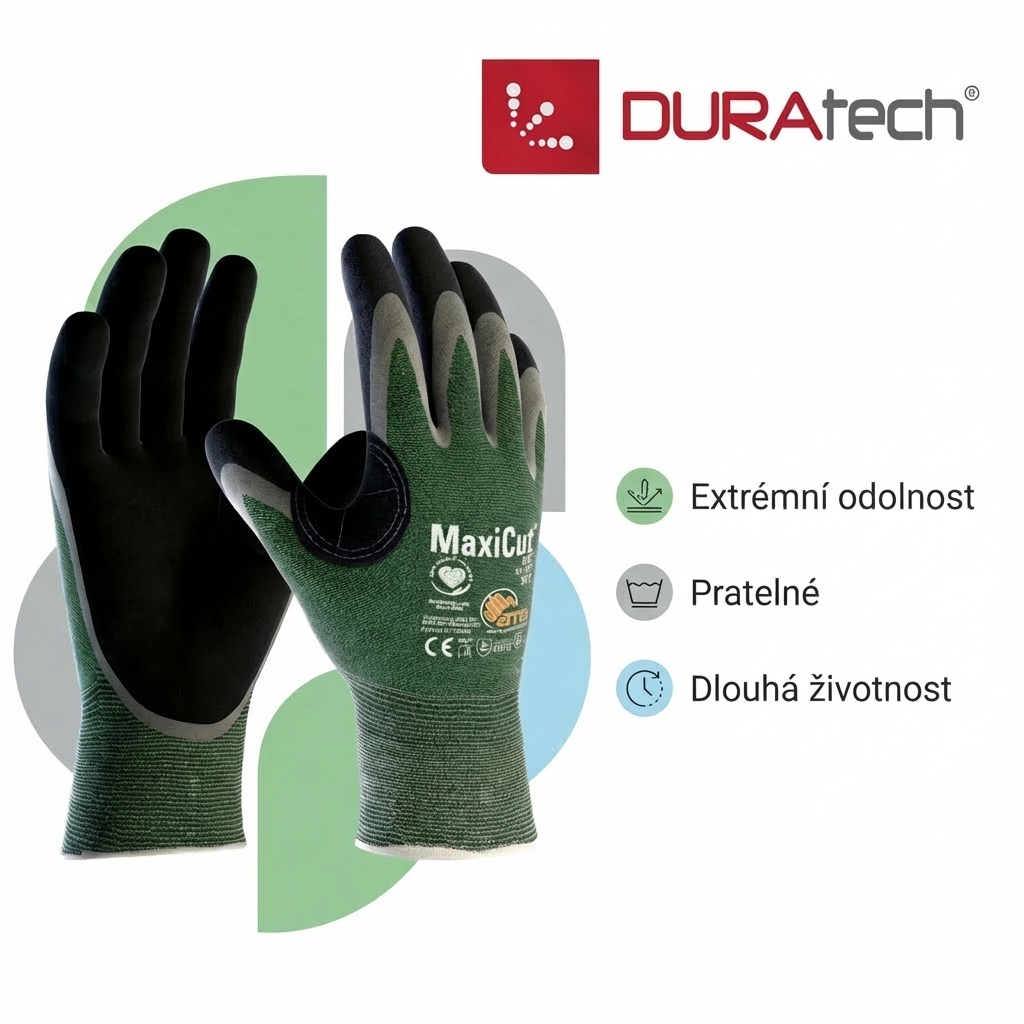 Rukavice protipořezové ATG MAXICUT OIL 34-304 nitril-DURATECH