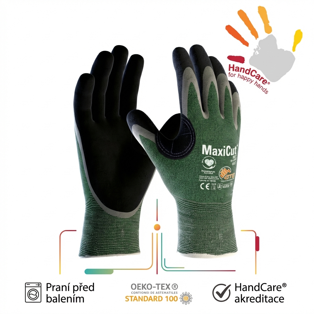 Rukavice protipořezové ATG MAXICUT OIL 34-304 nitril-HANDCARE