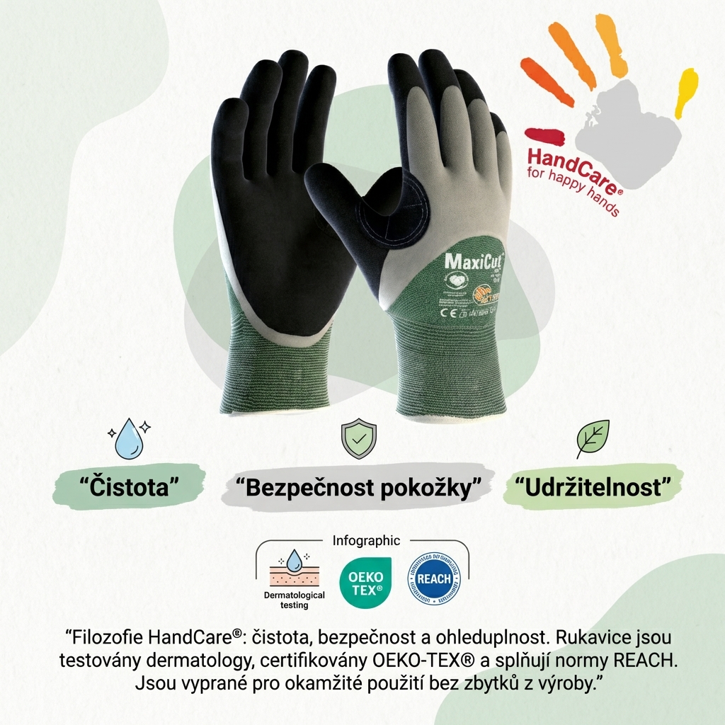 Rukavice protipořezové ATG MAXICUT OIL 34-305 nitril-HANDCARE