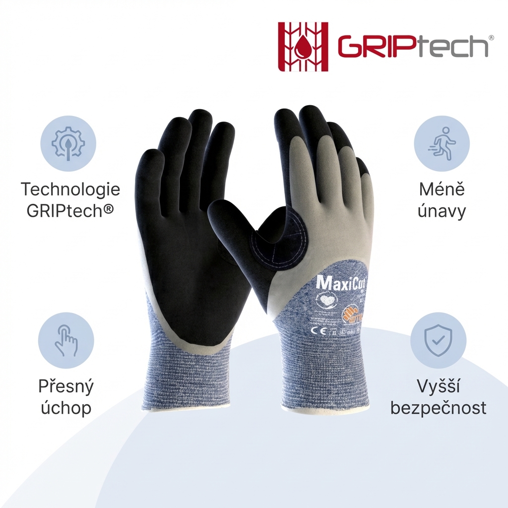 Rukavice protipořezové ATG MAXICUT OIL 34-505-GRIPTECH