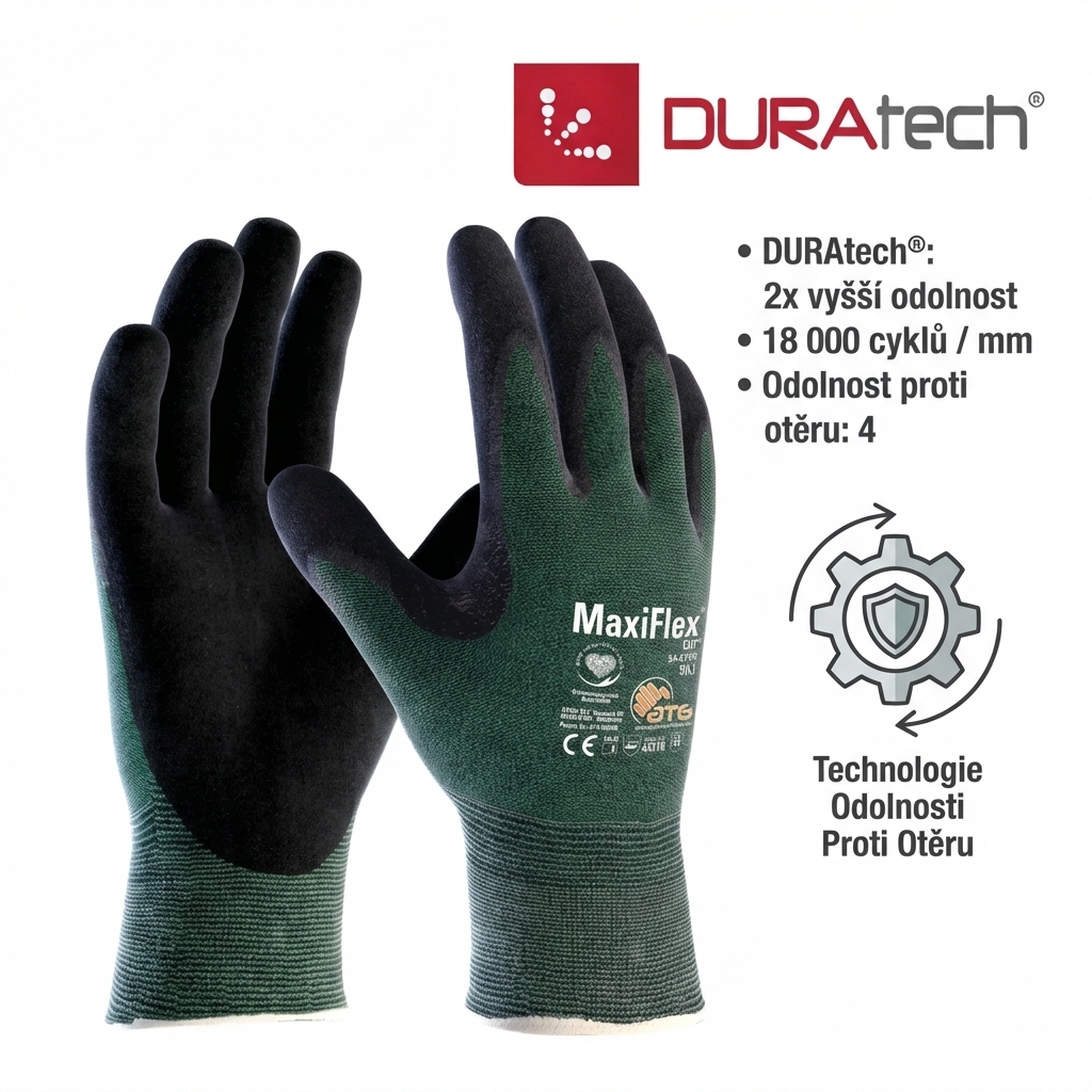 Rukavice protipořezové ATG MAXIFLEX CUT 34-8743 nitril-DURATECH