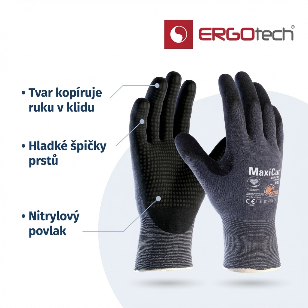 Rukavice protipořezové ATG MAXICUT ULTRA 44-3445 nitril-ERGOTECH