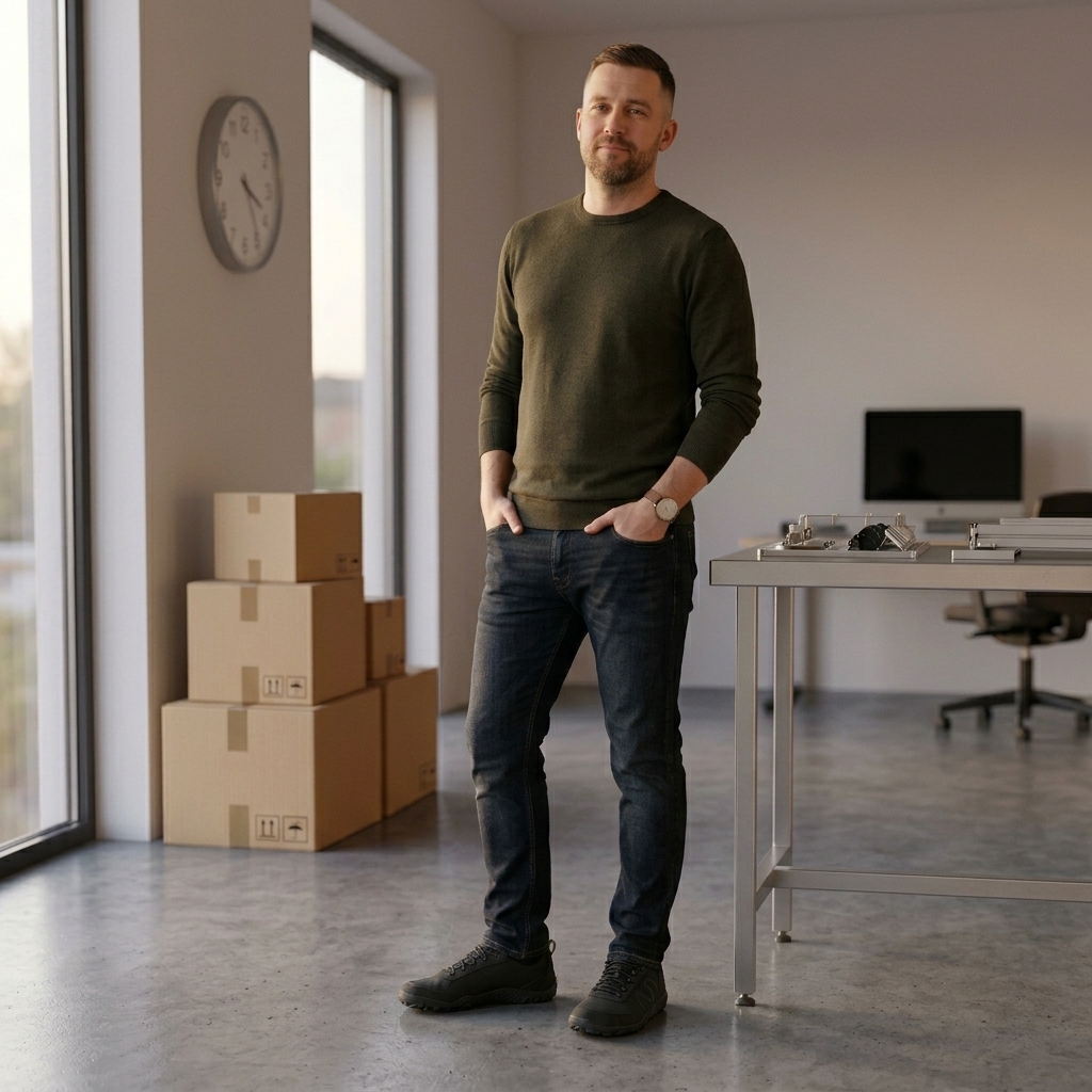 Obuv BENNON BAREFOOT LEATHER Graphite Black