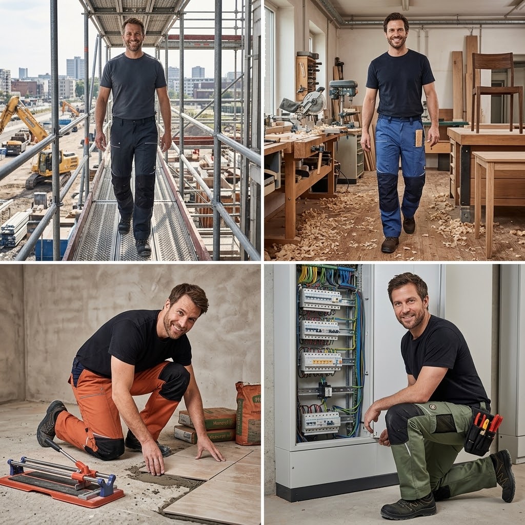 Kalhoty pracovní do pasu STIRLING STRETCH pánské