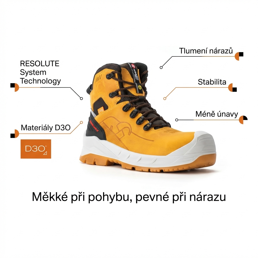 Obuv kotníková Sixton MARMOLADA ZIP S3S FO CI SC LG SR ESD-D30