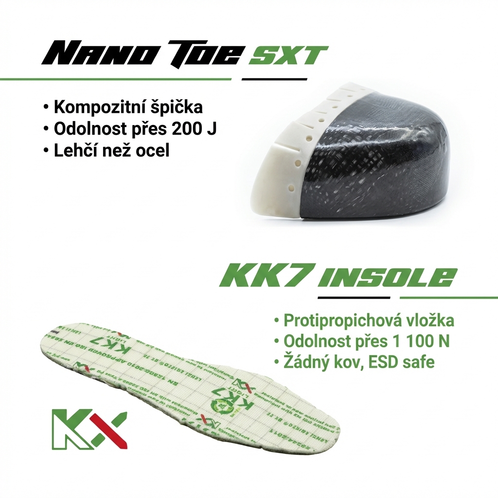 Obuv kotníková Sixton XENO HIGH S3S FO SR ESD-špice+vložka