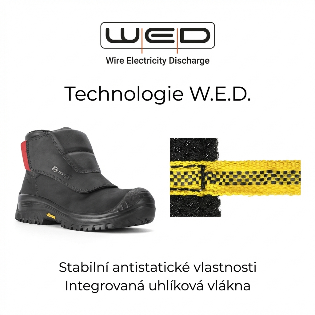 Obuv kotníková svářečská Sixton WELD 2 S3 WG HRO HI CI SRC-WED