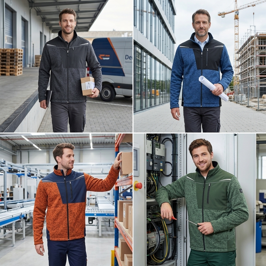 Svetr na zip STIRLING STRETCH pletený