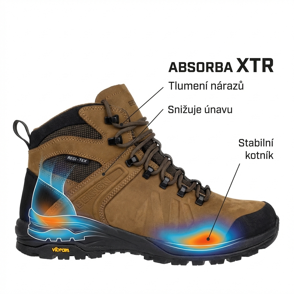 Obuv kotníková BENNON TERENNO 2.0 MID-Absorba XTR