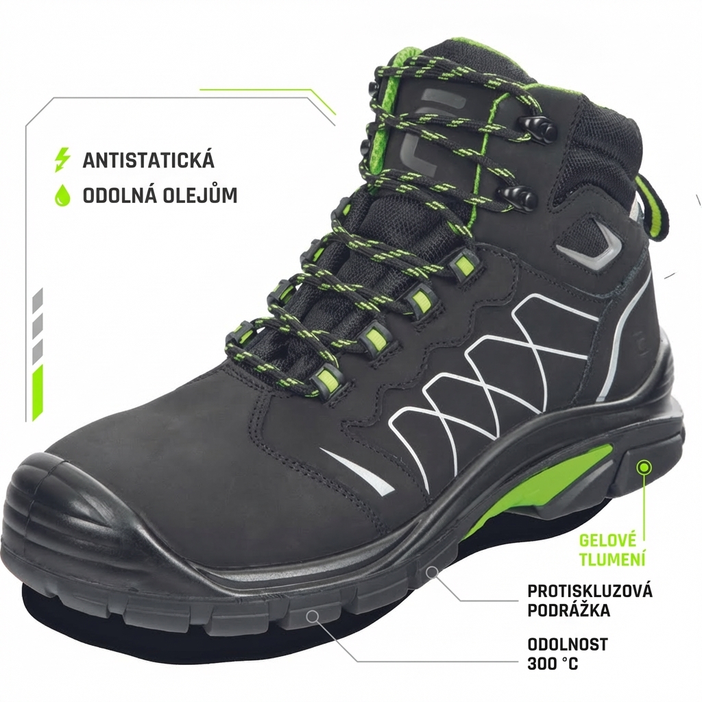 Obuv kotníková TORNAFORT MF S3 SRC-HRO