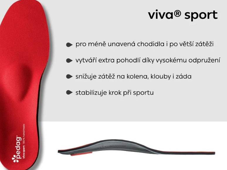 Stélky do obuvi Pedag VIVA SPORT ortopedické