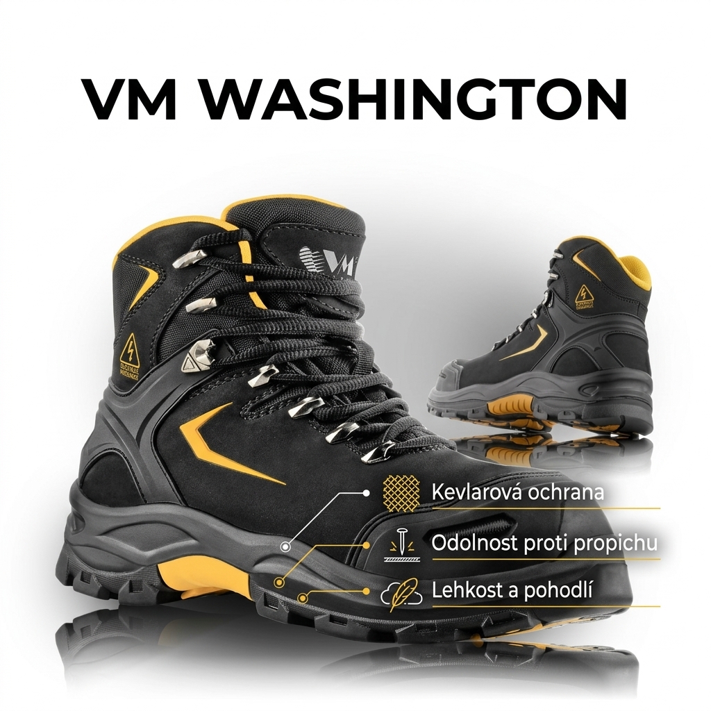 Obuv kotníková VM WASHINGTON SBEP HRO SRC-kevlar