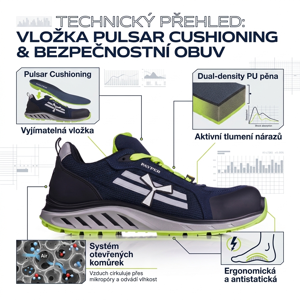 Obuv PayPer X-MERCURY S1PS SR BLUE STAR