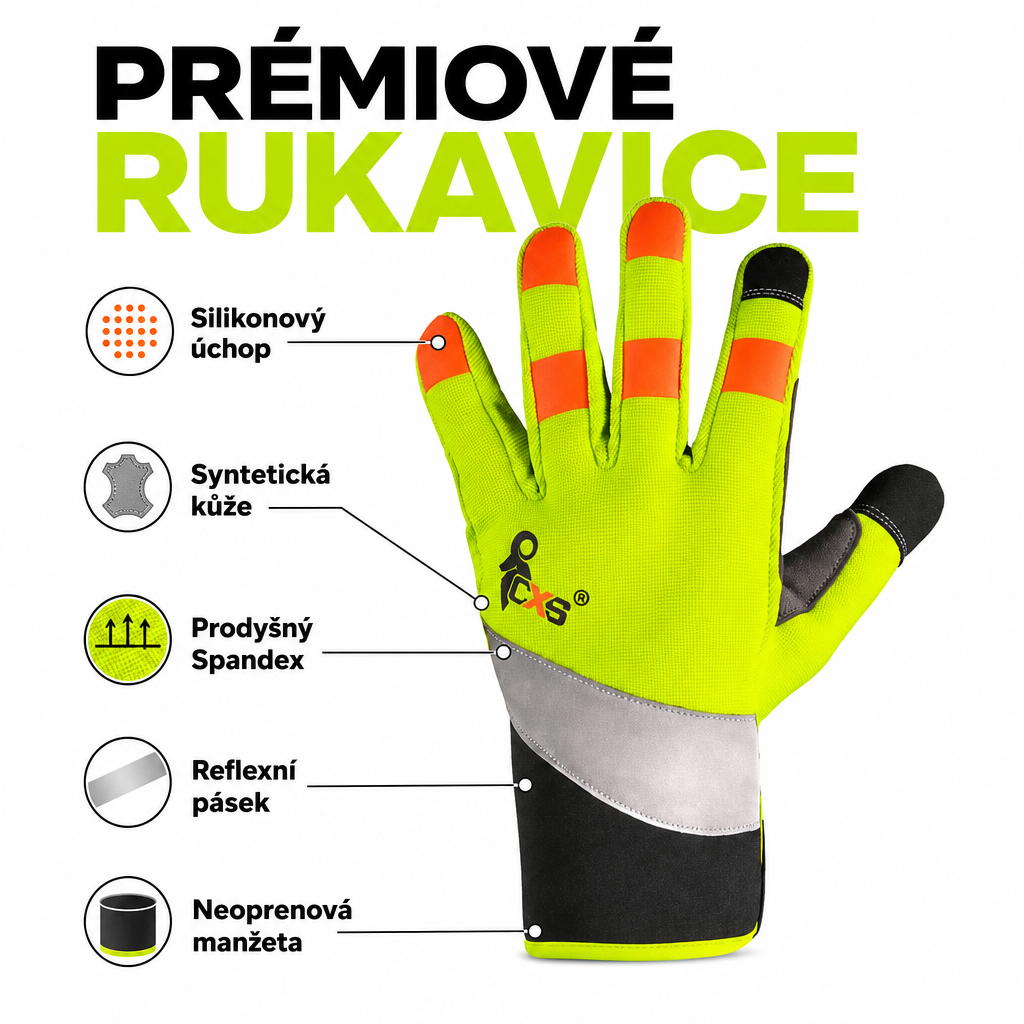 Rukavice kombinované CXS BENSON