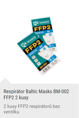 Respirátor Baltic FFP2