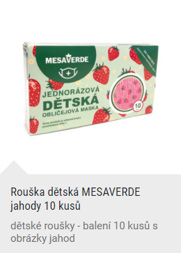 Rouška MESAVERDE jahody