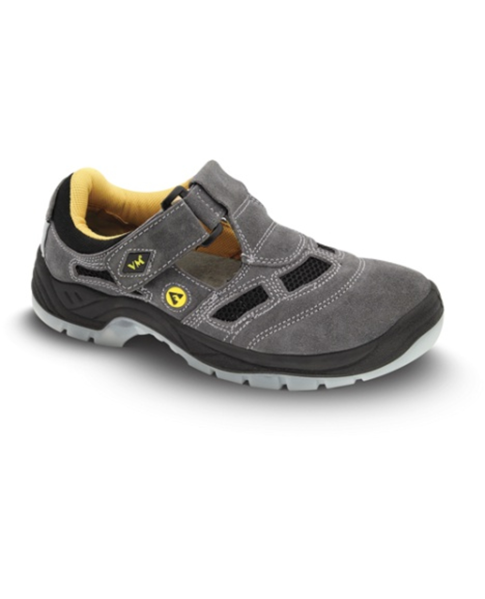 Levně VM Footwear BERN S1 SRC ESD Sandály šedá 46