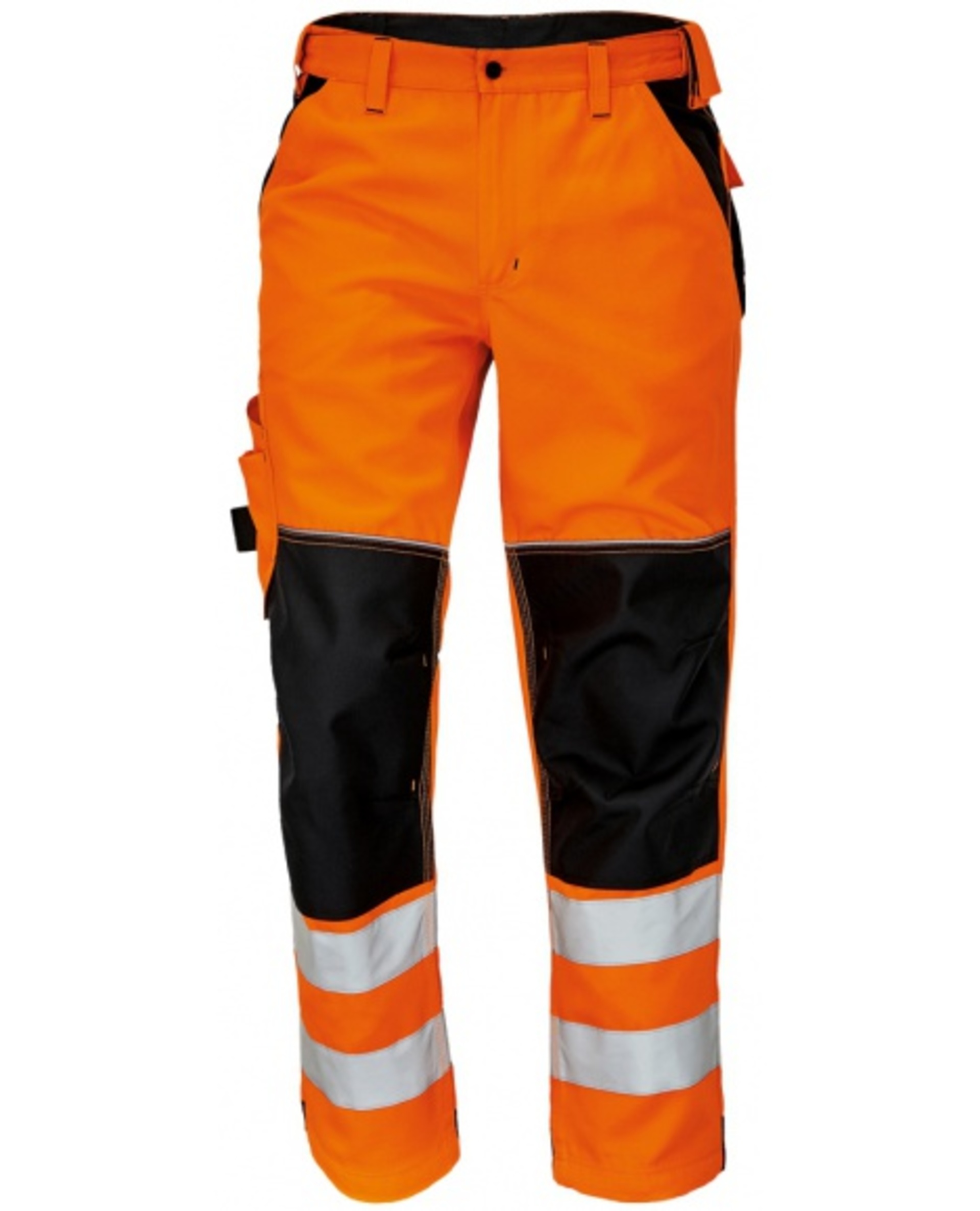 Cerva KNOXFIELD HI-VIS Kalhoty pracovní do pasu oranžová  50