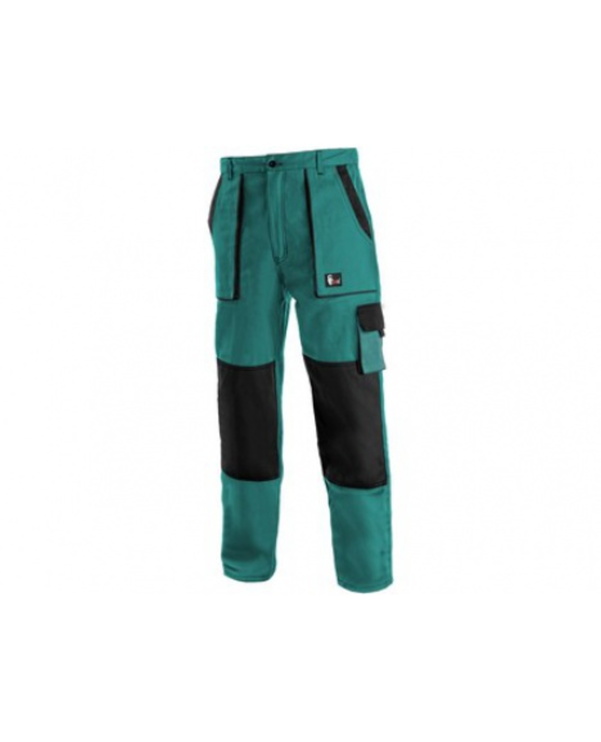 CXS LUXY JOSEF pánské Kalhoty pracovní do pasu zelená/černá 50