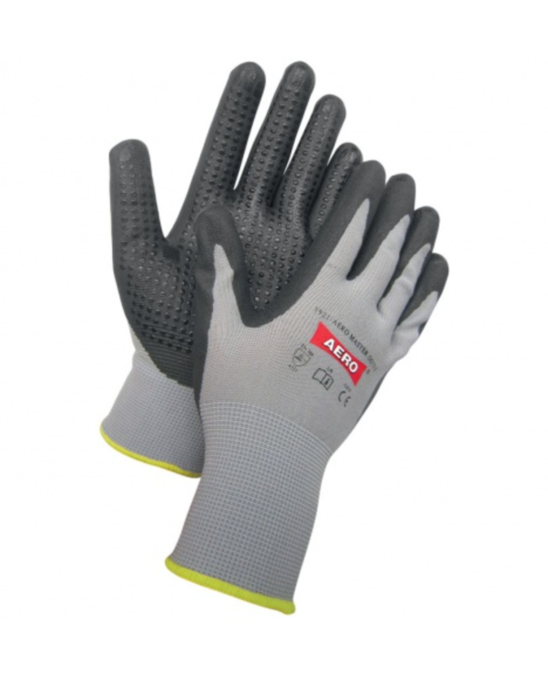 AERO NitroFoam Dot Optimal 1921 nitril PVC terčíky Rukavice povrstvené 8 L