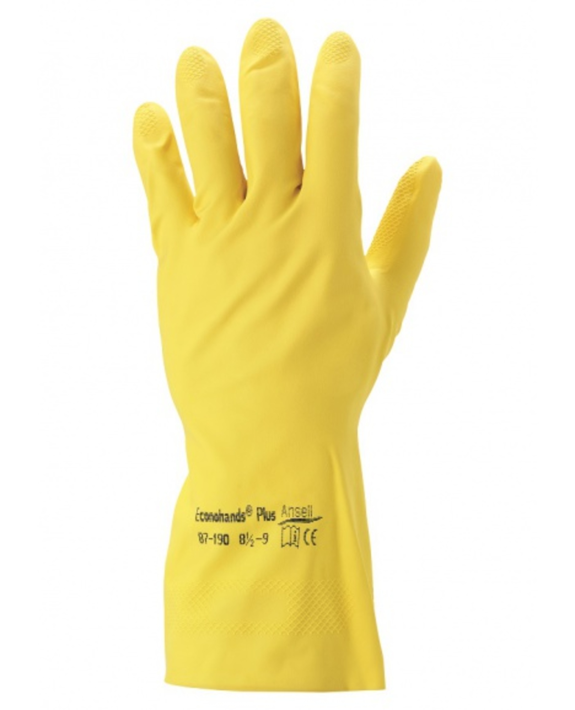 Levně Ansell ECONOHANDS PLUS 87-190 latex Rukavice úklidové 7