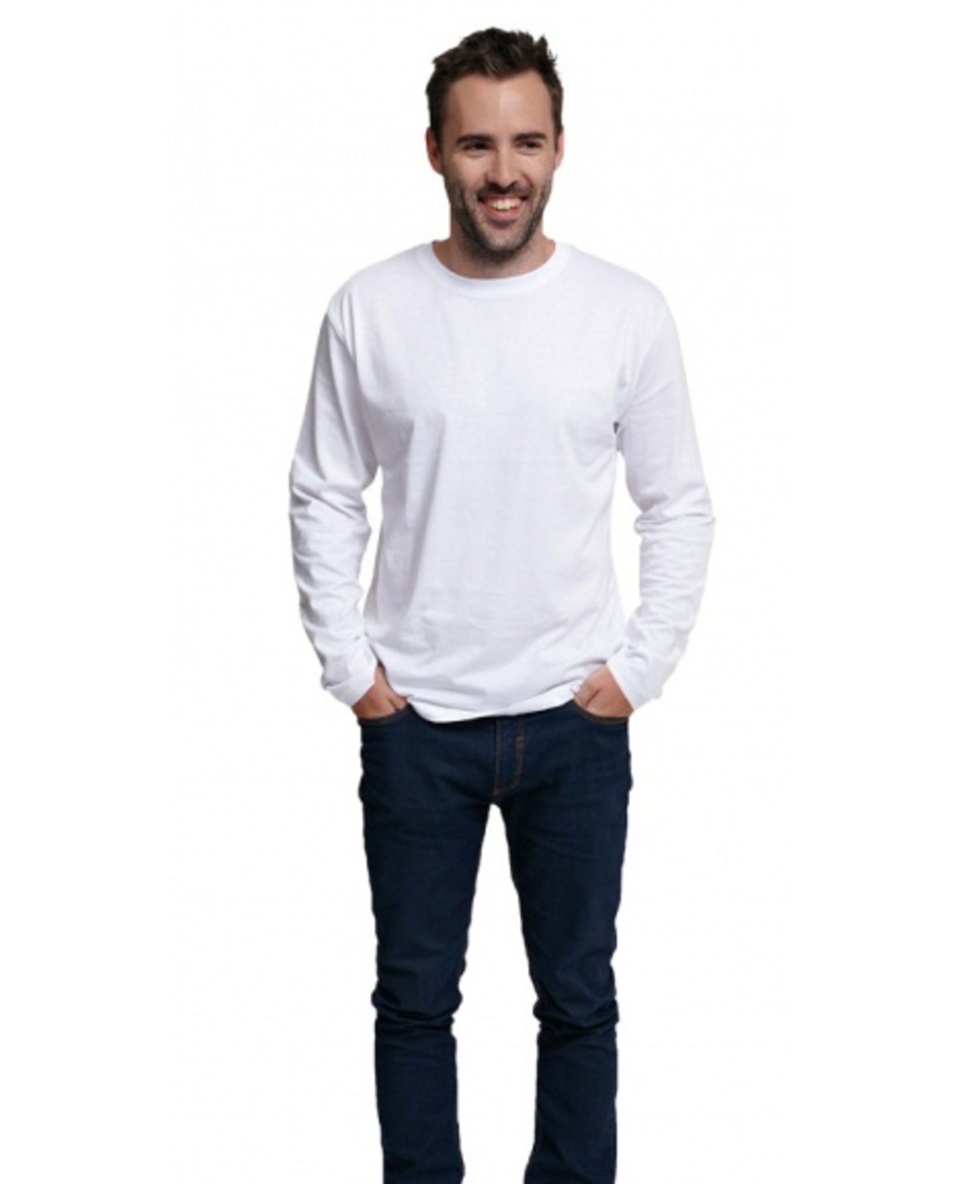 Tričko  CAMBON dlouhý rukáv bílá  XL