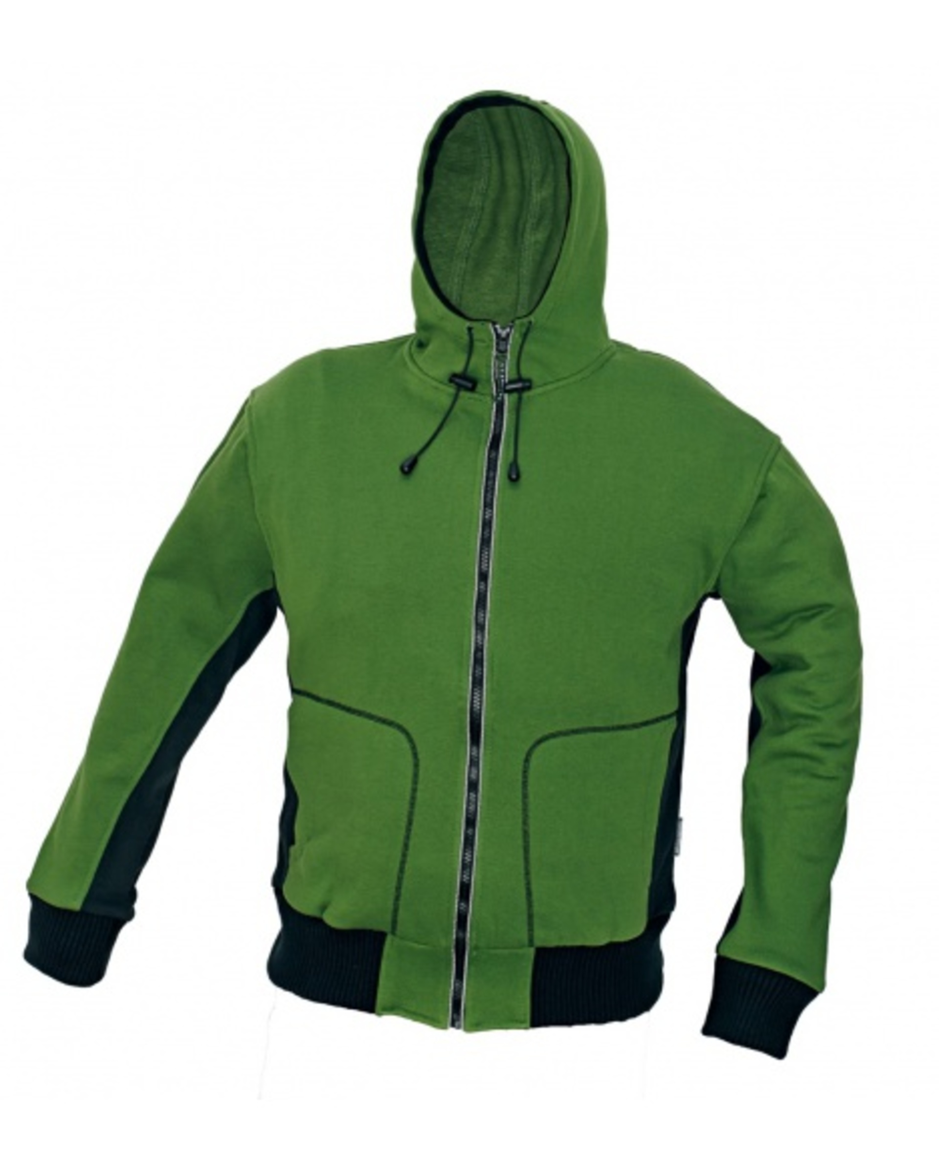Mikina  STANMORE s kapucí zelená  XL