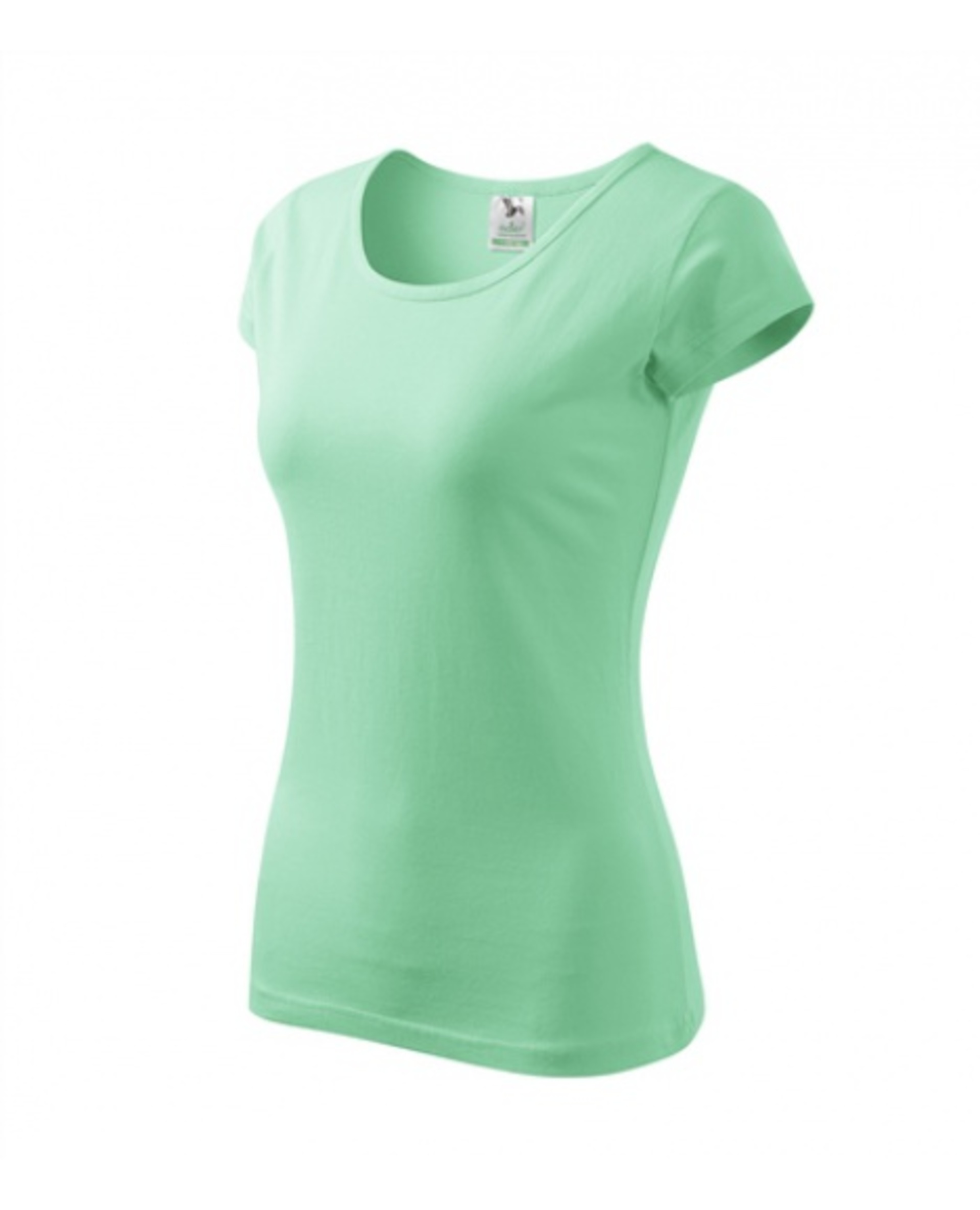 MALFINI PURE dámské Tričko světle zelená  XL