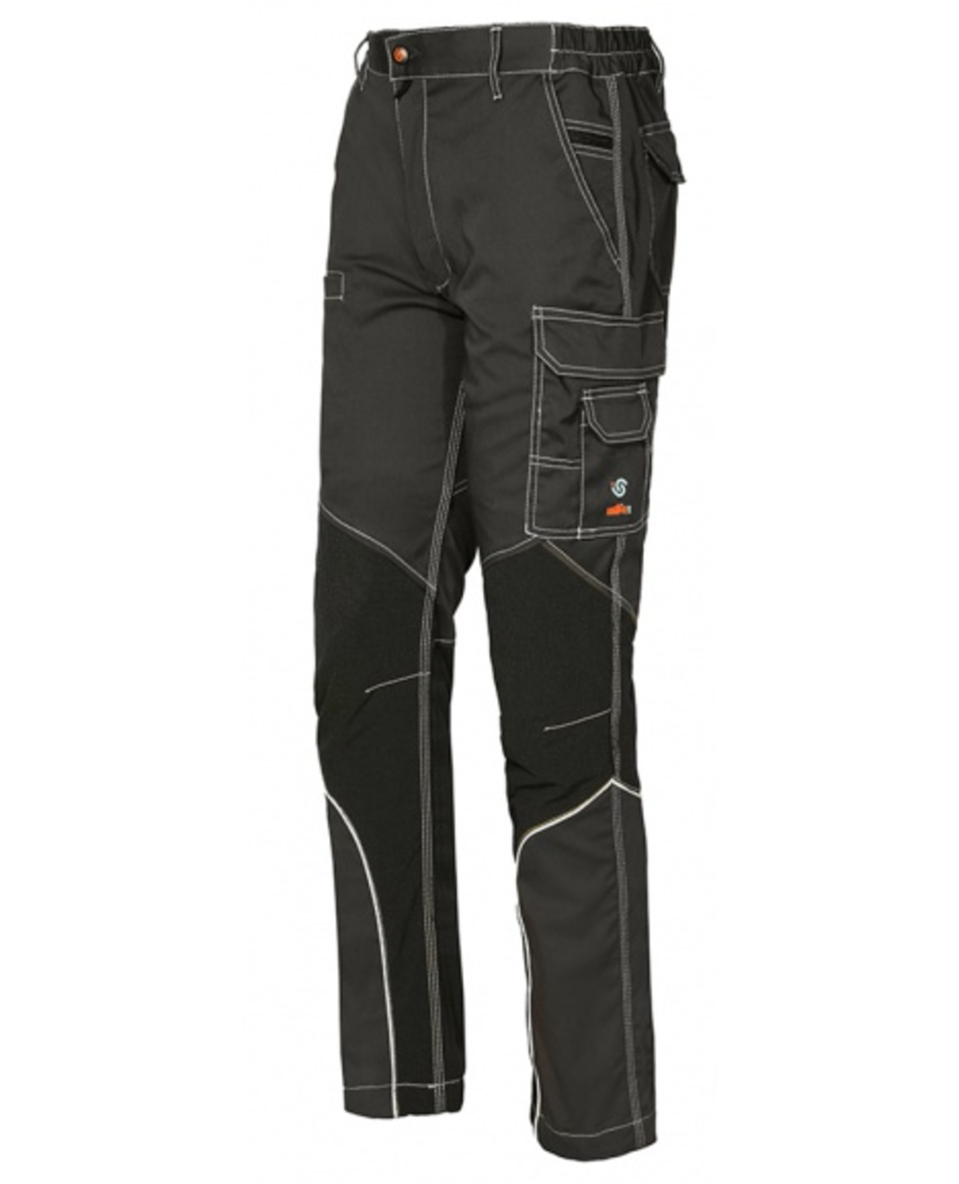 Kalhoty do pasu ISSA STRETCH EXTREME tmavě šedá  XL