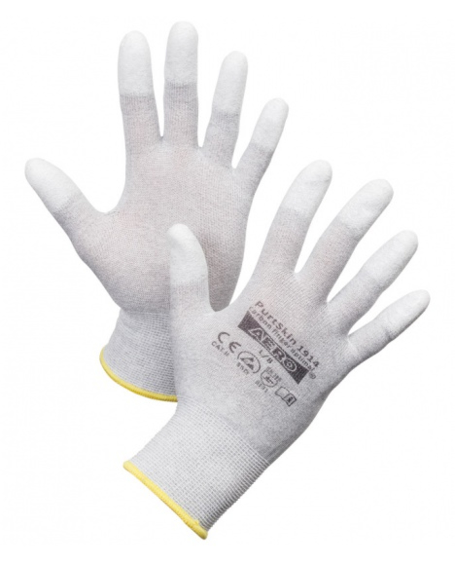 AERO PURTSKIN CARBON FINGER OPTIMAL 1914 ESD Rukavice povrstvené 10 XXL