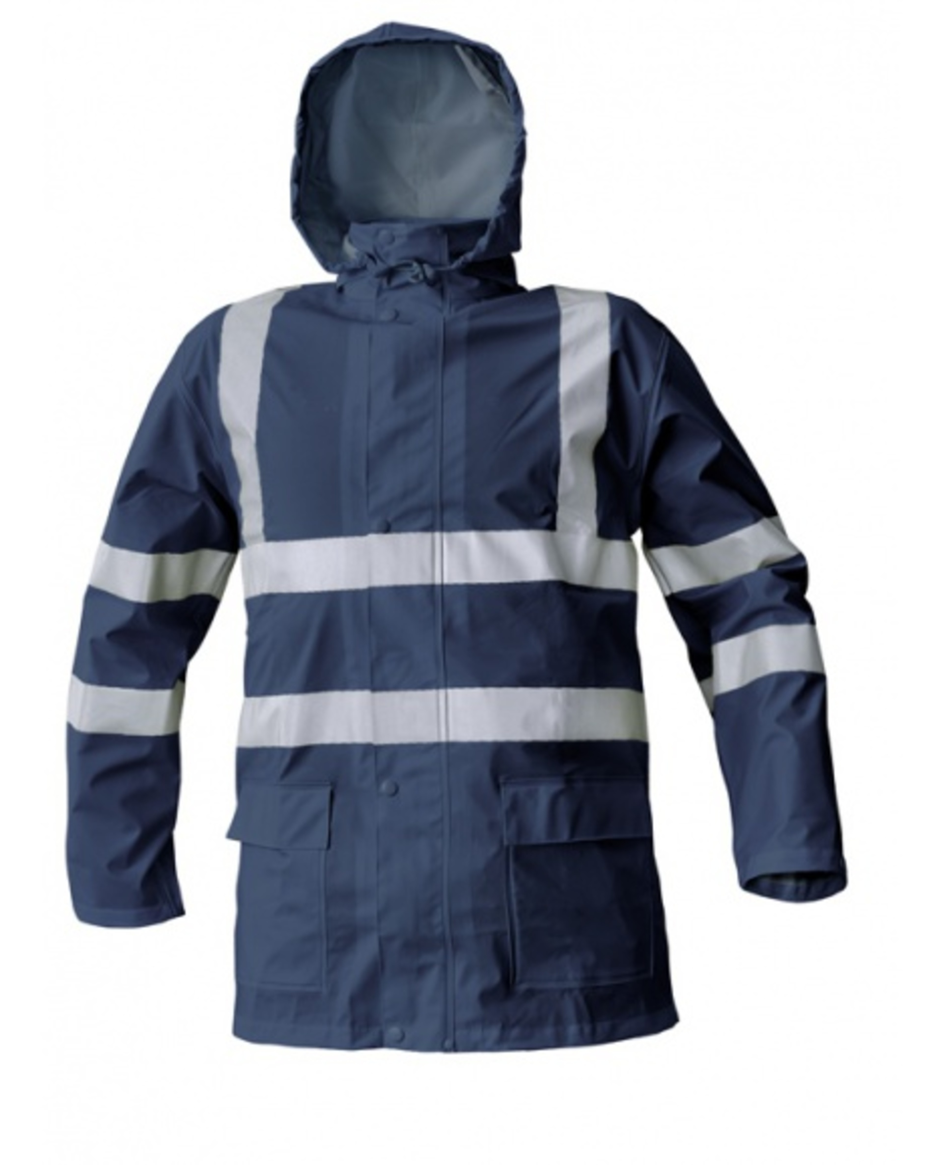 Oblek nepromokavý reflexní  SIRET SET HV námořnická modrá XL