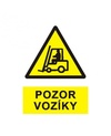 Pozor vozíky  1199D A4 plast