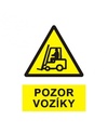 Pozor vozíky  1199D A4 plast