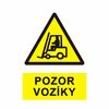 Pozor vozíky  1199D A4 fólie