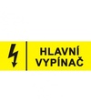 Hlavní vypínač  6131A 6,5x2cm fólie