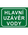 Hlavní uzávěr vody  7833A A4 fólie