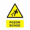 Pozor schod  1312 A5 fólie