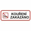 Kouření zakázáno  DT023 20x7,5 cm fólie