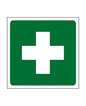 První pomoc (symbol)  10x10cm samolepka