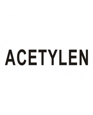 Acetylen  14,8x6,2cm plast