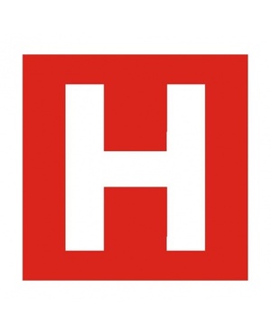 Hydrant  15x15cm samolepka