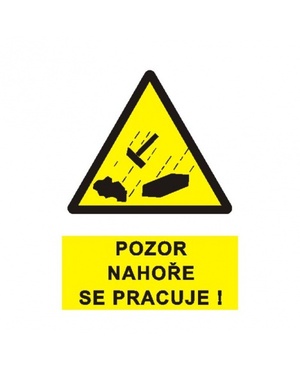 Pozor nahoře se pracuje!  A4 plast