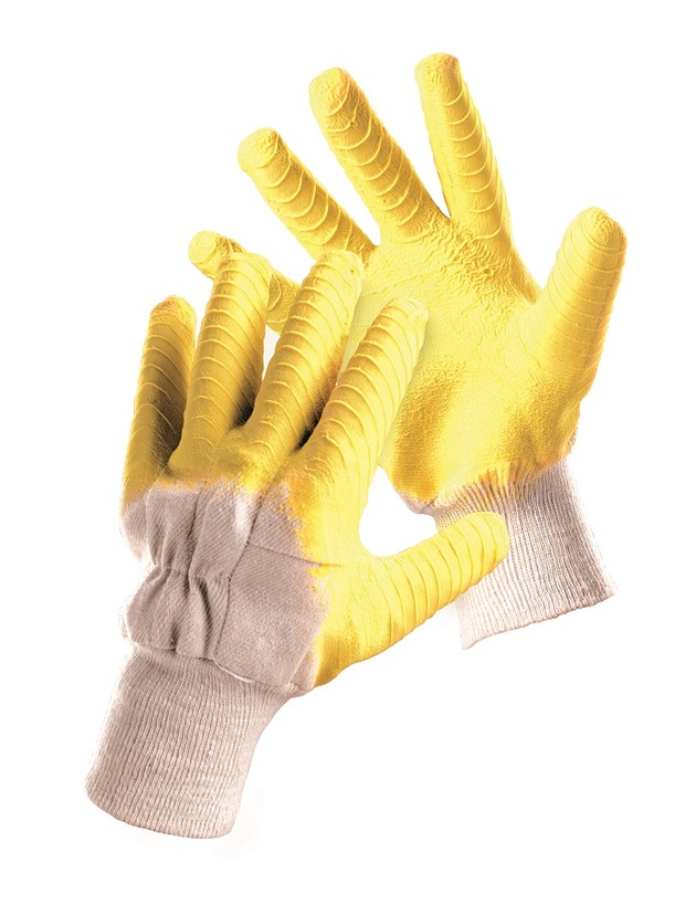 Rukavice povrstvené FF HS-04-005 latex 10