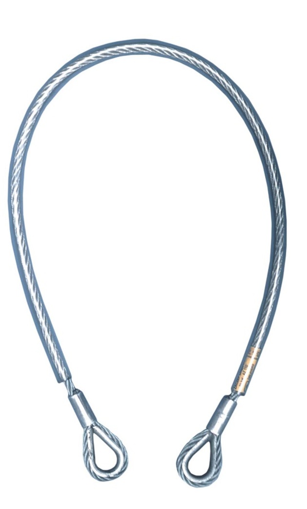 Kotvící ocelové lanko Lanex LANYARD AZ01 PCLAZ 1m