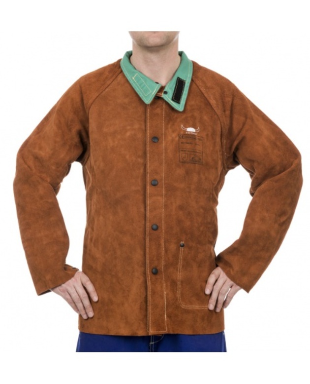 Blůza svářečská WELDAS Lava Brown 44-7300 kůže